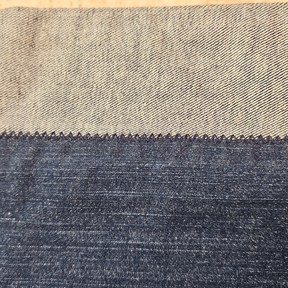 Midnight Velvet Women's Two-Tone Wide Leg Jeans - Picture 8 of 8